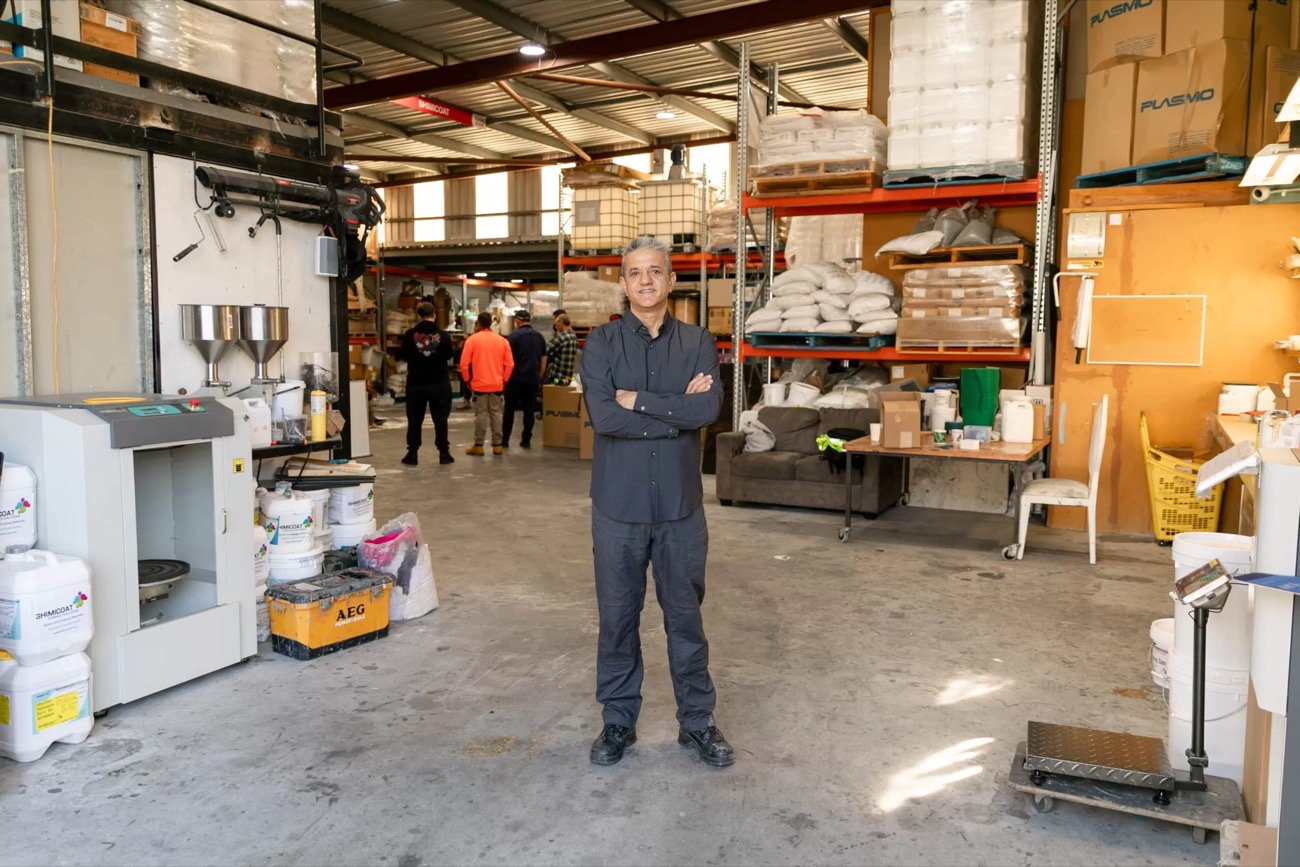 Industrial coatings work at Shimicoat