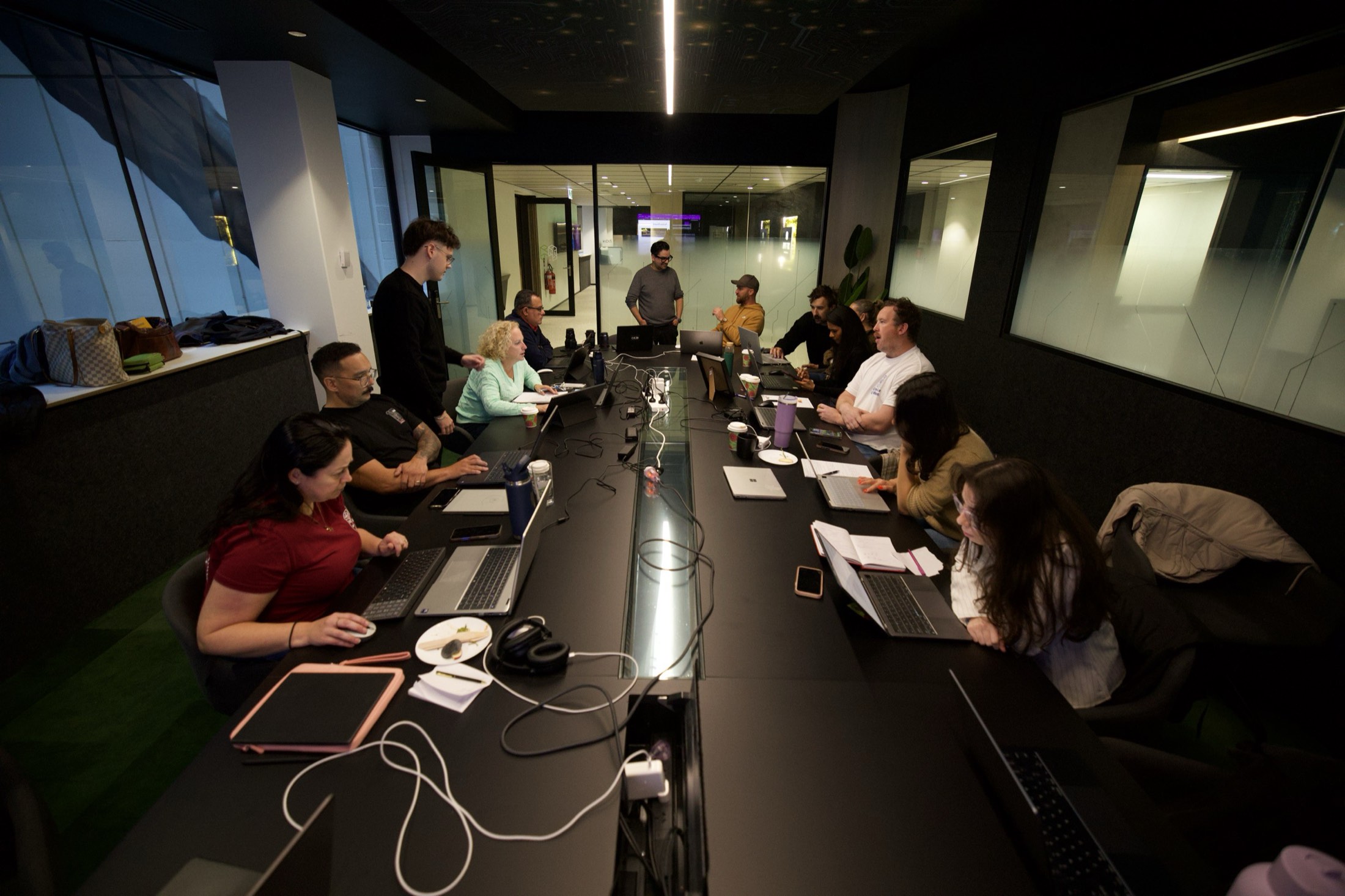 A hands-on AI training session in progress